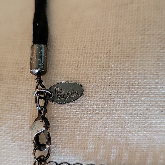 Enameled Stone Necklace - Picture 3 of 4